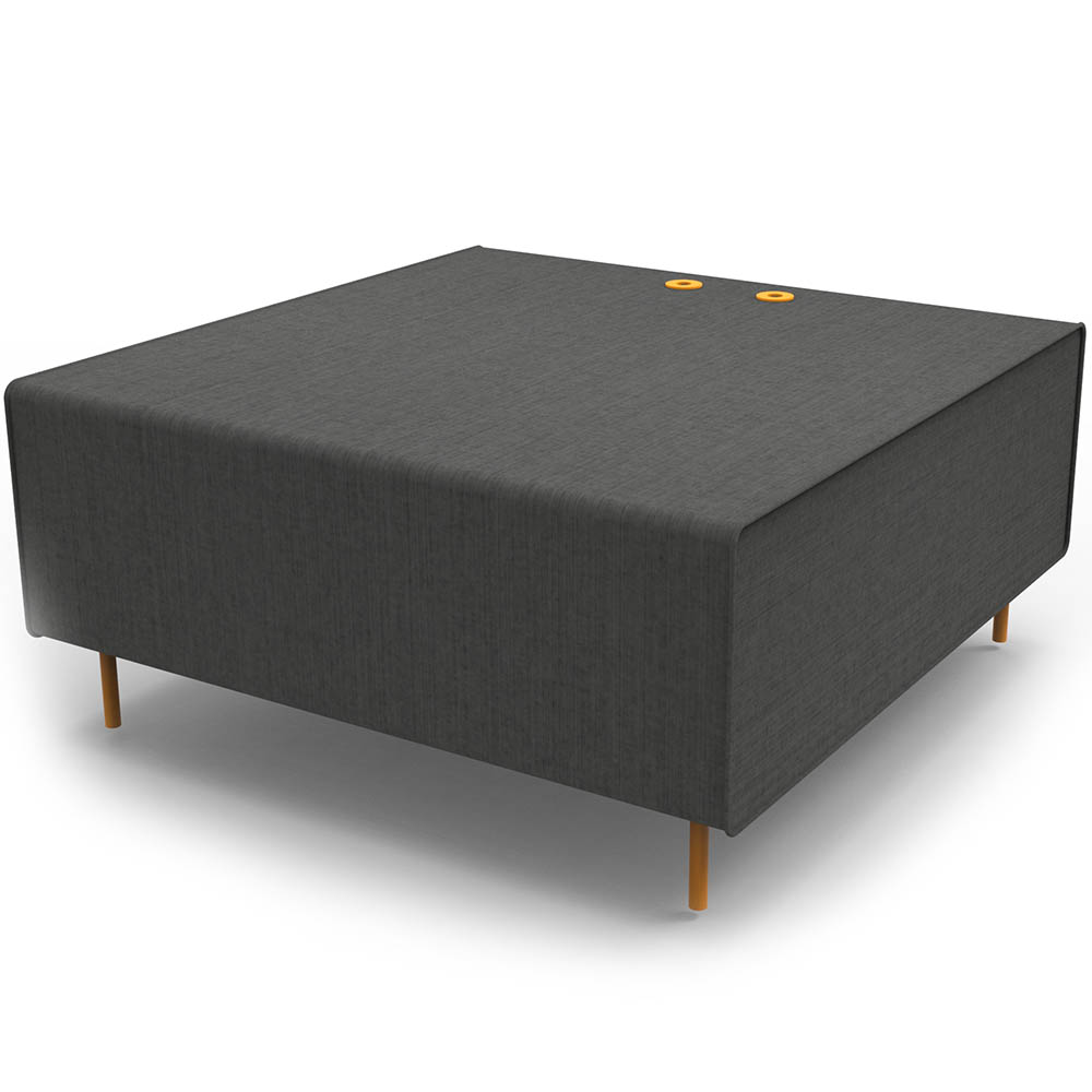 Image for RAPIDLINE FLEXI LOUNGE SINGLE SEAT MODULE 925 X 940 X 430MM CHARCOAL ASH from Margaret River Office Products Depot
