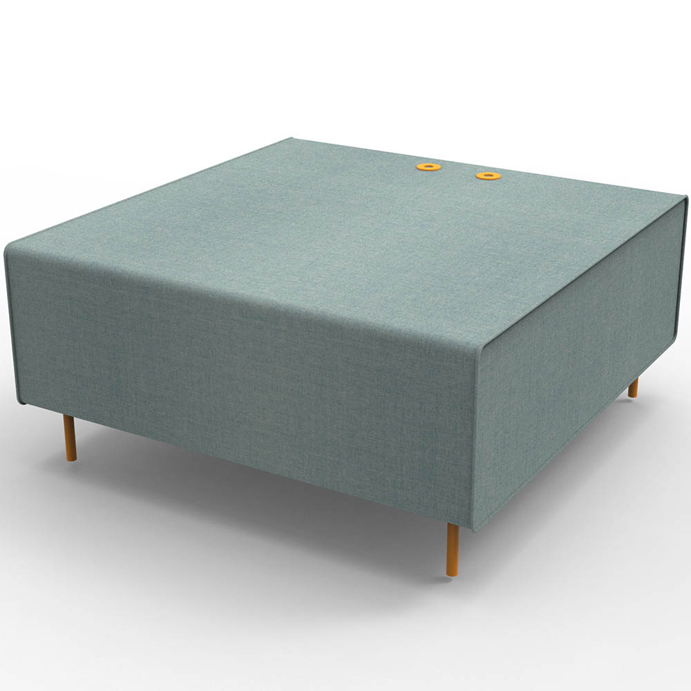 Image for RAPIDLINE FLEXI LOUNGE SINGLE SEAT MODULE 925 X 940 X 430MM LIGHT BLUE from MOE Office Products Depot Mackay & Whitsundays