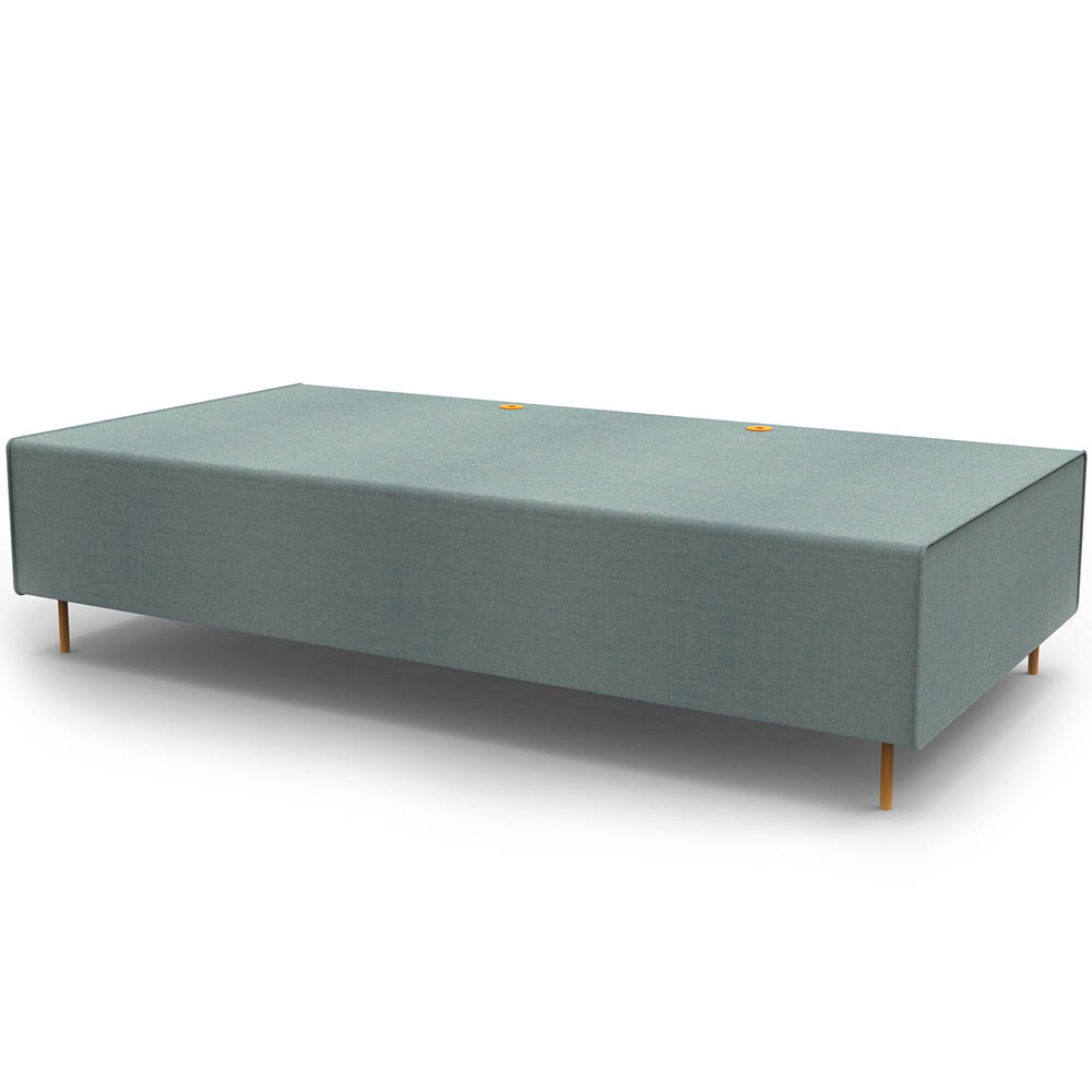 Image for RAPIDLINE FLEXI LOUNGE TRIPLE SEAT MODULE 1830 X 940 X 430MM LIGHT BLUE from Margaret River Office Products Depot