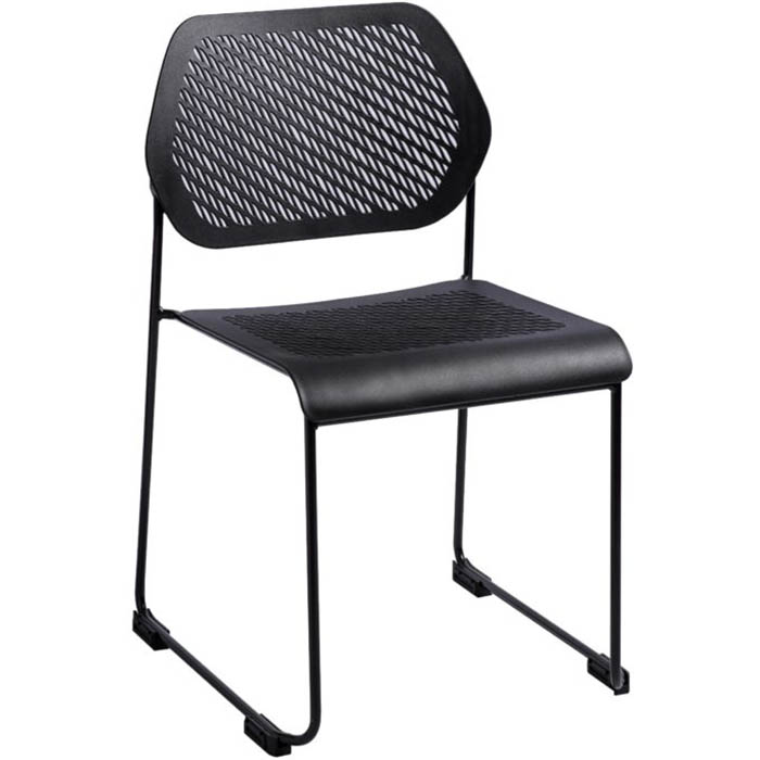 Image for RAPIDLINE FRAME VISITOR CHAIR BLACK from Barkers Rubber Stamps & Office Products Depot