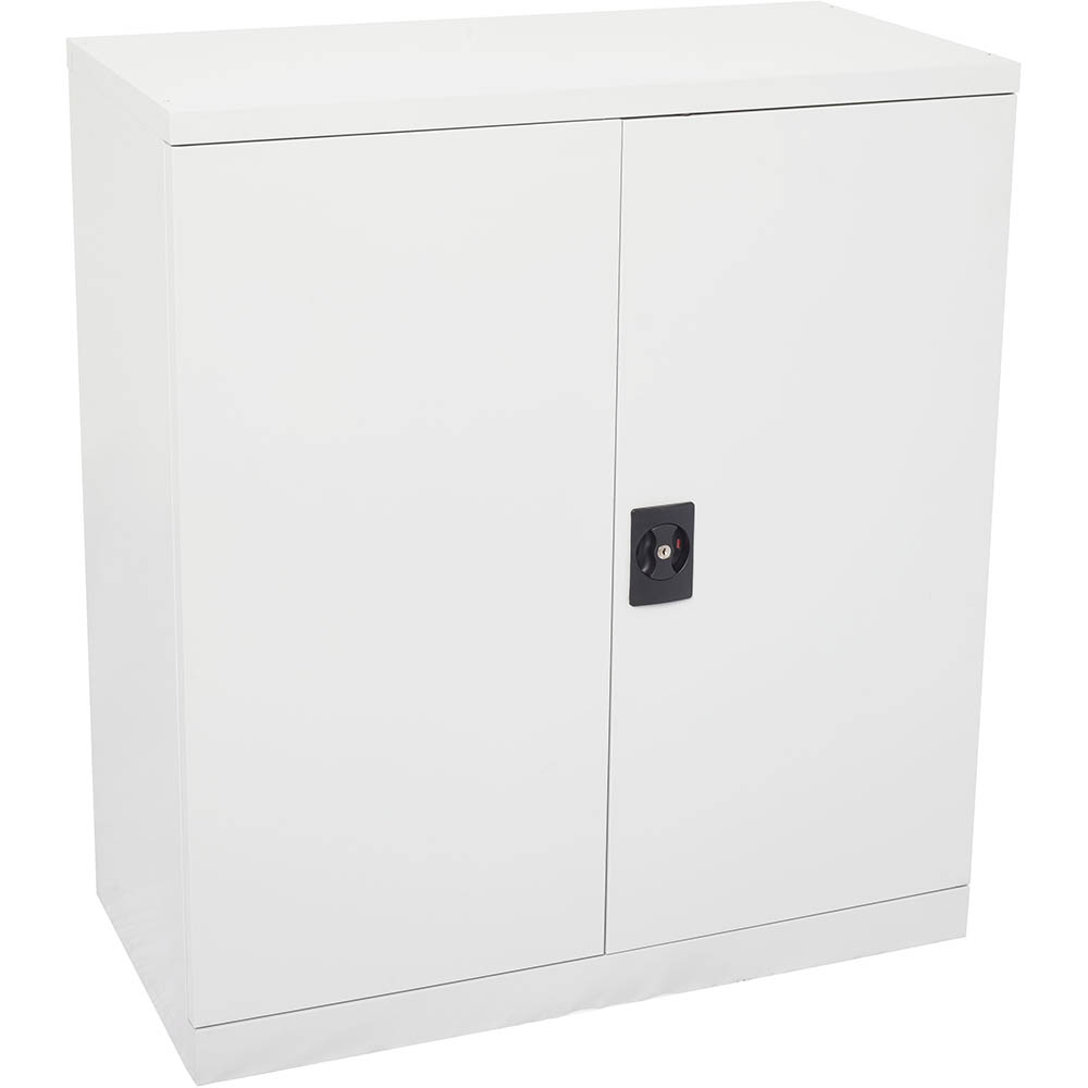 Image for RAPIDLINE GO SWING DOOR CUPBOARD 2 SHELVES 1015 X 910 X 450MM WHITE SATIN from MOE Office Products Depot Mackay & Whitsundays