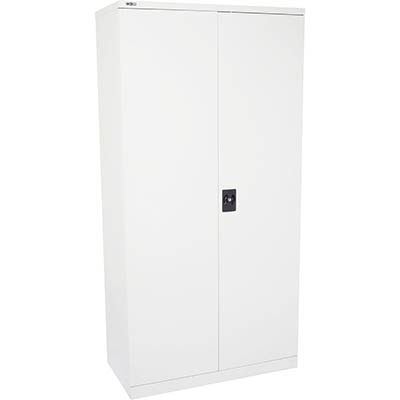 Image for RAPIDLINE GO SWING DOOR CUPBOARD 3 SHELVES 910 X 450 X 1830MM WHITE SATIN from Ross Office Supplies Office Products Depot
