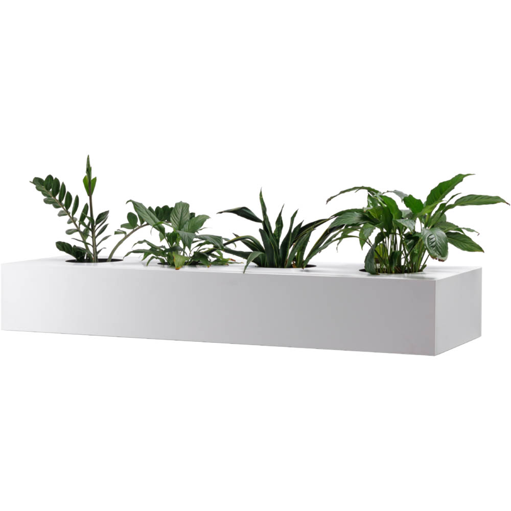 Image for RAPIDLINE GO PLANTER BOX FOR PERFORATED CUPBOARD 1530MM WHITE CHINA from Office Products Depot