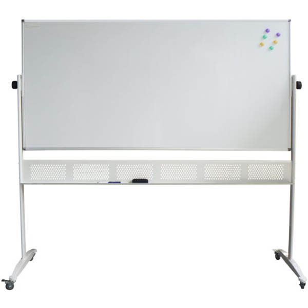 Image for RAPIDLINE MOBILE PORCELAIN MAGNETIC WHITEBOARD 1500 X 1200 X 15MM from Office Products Depot