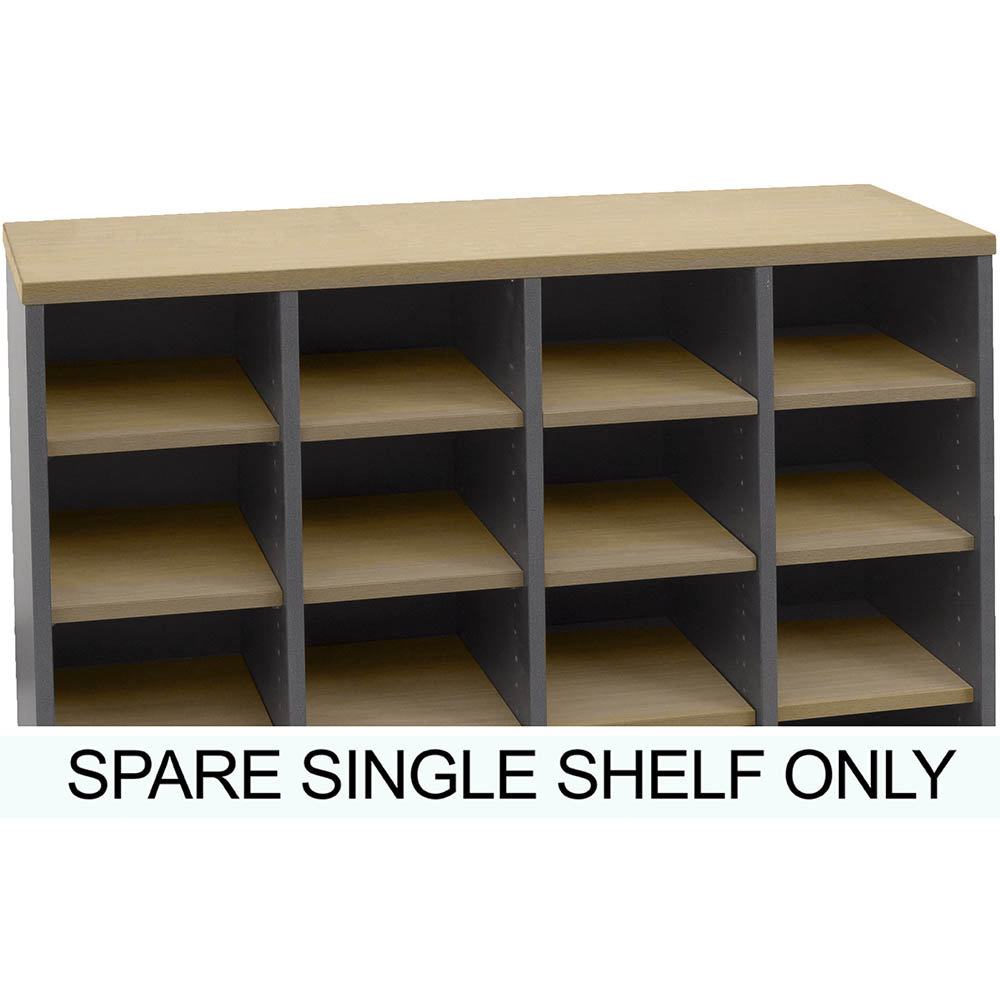 Image for RAPID WORKER PIGEON HOLE UNIT ADDITIONAL SHELF 236 X 356MM NATURAL OAK from Office Products Depot
