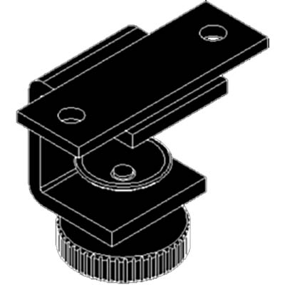Image for RAPIDLINE SHUSH30 SCREEN DESK MOUNT CLAMP BRACKET BLACK PACK 2 from Office Products Depot