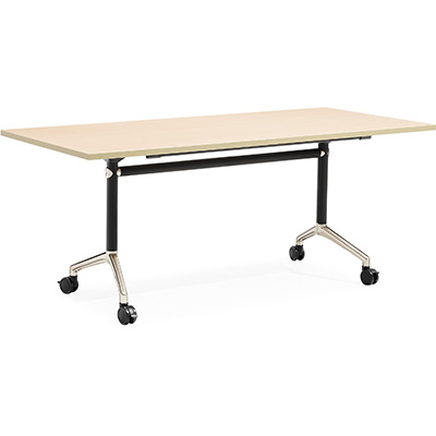 Image for RAPIDLINE TYPHOON FLIP TOP TABLE 1500 X 750 X 750MM BEECH from Barkers Rubber Stamps & Office Products Depot