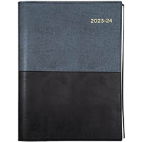 collins vanessa fy185.v99 financial year diary day to page a5 black