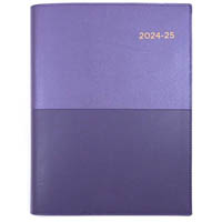 collins vanessa fy345.v55 financial year diary week to view a4 purple