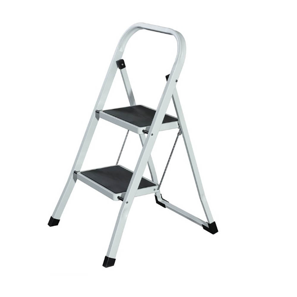 Image for GAF 2 STEP LADDER FOLDABLE GREY from Total Supplies Pty Ltd