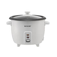 maxim rice cooker 5 cup white