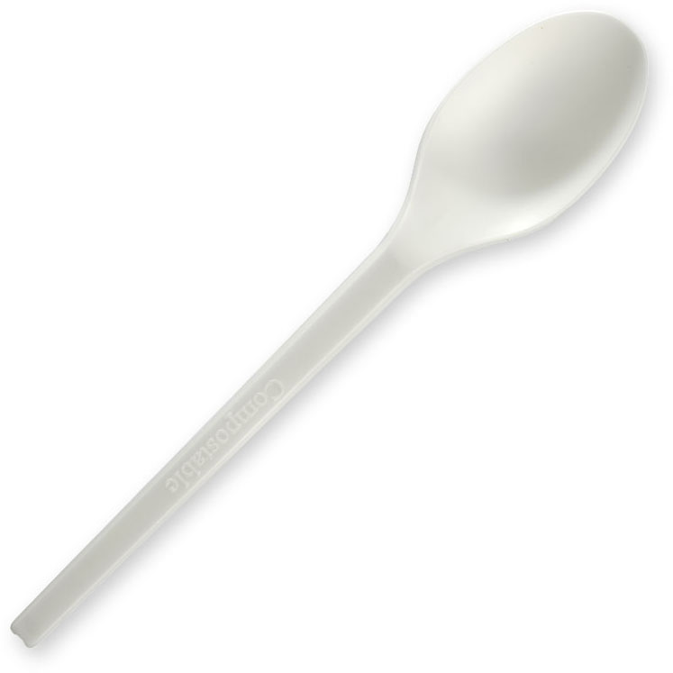 Image for BIOPAK PLA SPOON 165MM WHITE PACK 50 from MOE Office Products Depot Mackay & Whitsundays