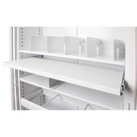 go steel tambour door cupboard additional pull out file shelf 1200mm white china