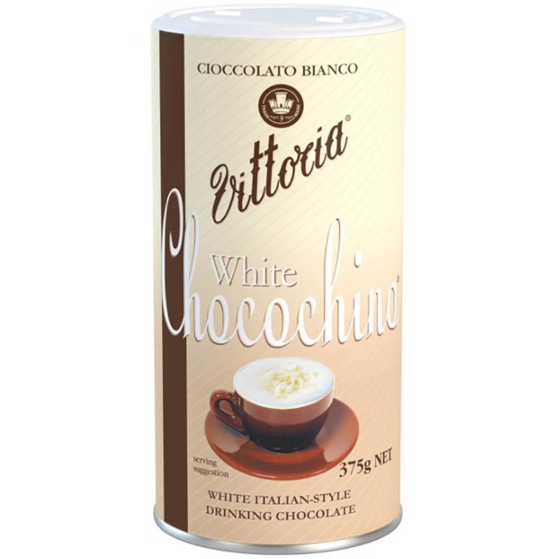 Image for VITTORIA CHOCOCHINO WHITE DRINKING CHOCOLATE 375G from Barkers Rubber Stamps & Office Products Depot