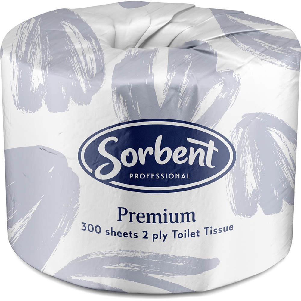 Image for SORBENT PROFESSIONAL PREMIUM TOILET TISSUE 2 PLY 300 SHEETS CARTON 48 from Office Products Depot