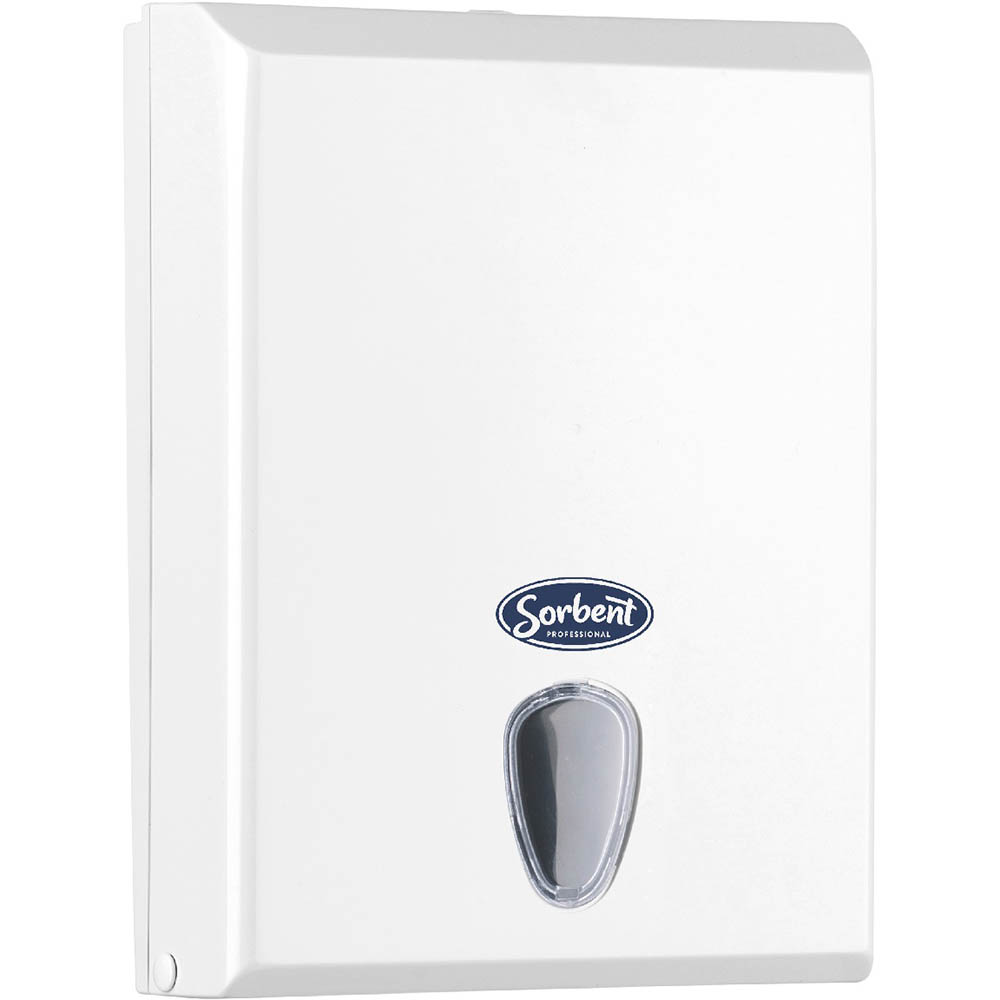 Image for SORBENT PROFESSIONAL COMPACT HAND TOWEL DISPENSER WHITE from Barkers Rubber Stamps & Office Products Depot