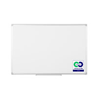 bi-office earth maya magnetic whiteboard aluminium frame 600 x 450mm