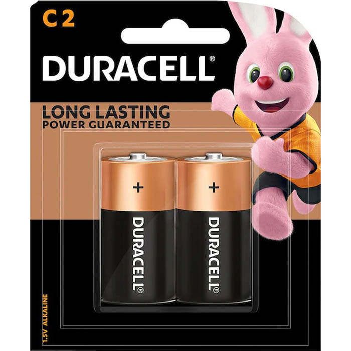 Image for DURACELL COPPERTOP ALKALINE C BATTERY PACK 2 from MOE Office Products Depot Mackay & Whitsundays