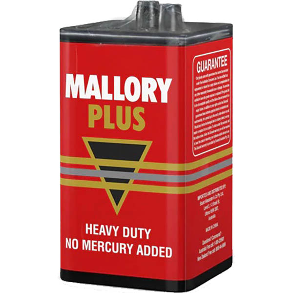 Image for DURACELL MALLORY ALKALINE 6V LANTERN BATTERY from MOE Office Products Depot Mackay & Whitsundays