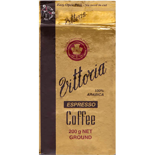 Image for VITTORIA ESPRESSO GROUND COFFEE 200G from MOE Office Products Depot Mackay & Whitsundays