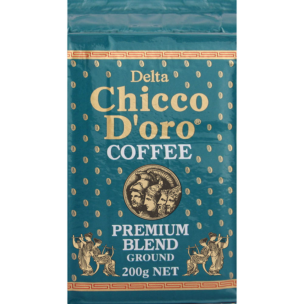 Image for VITTORIA CHICCO DORO DELTA GROUND COFFEE 200G from MOE Office Products Depot Mackay & Whitsundays