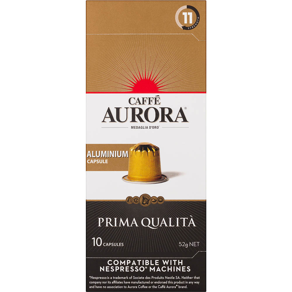 Image for VITTORIA NESPRESSO COMPATIBLE COFFEE CAPSULE PRIMA QUALITA PACK 10 from MOE Office Products Depot Mackay & Whitsundays