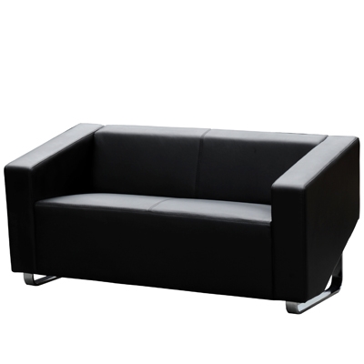 Image for CUBE SOFA LOUNGE THREE SEATER BLACK from MOE Office Products Depot Mackay & Whitsundays