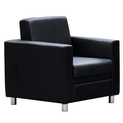 Image for MARCUS LOUNGE SINGLE SEATER BLACK from Ross Office Supplies Office Products Depot