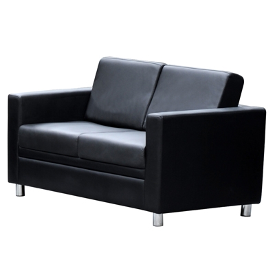 Image for MARCUS LOUNGE TWO SEATER BLACK from Office Products Depot