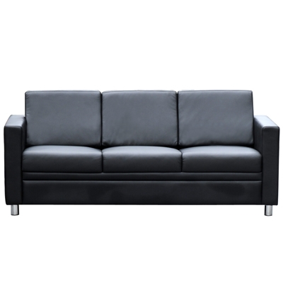 Image for MARCUS LOUNGE THREE SEATER BLACK from Margaret River Office Products Depot