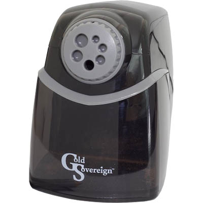 Image for GOLD SOVEREIGN ELECTRIC PENCIL SHARPENER MULTI-HOLE from Ross Office Supplies Office Products Depot