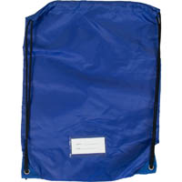 educational colours gym bag blue