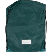educational colours gym bag green