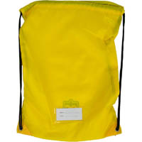 educational colours gym bag yellow