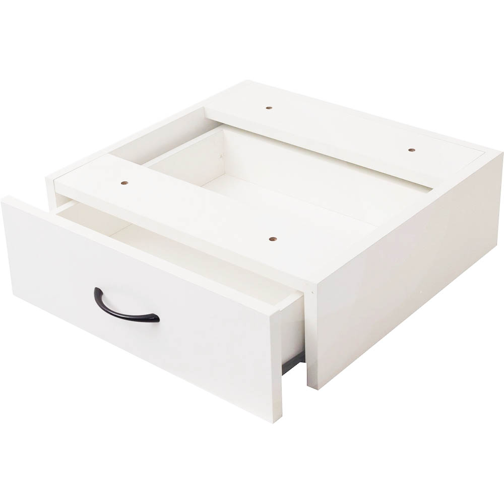 Image for RAPID VIBE FIXED DESK PEDESTAL 1-DRAWER 465 X 447 X 152MM WHITE from Office Products Depot