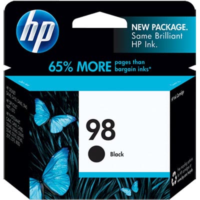 Image for HP C9364WA 98 INK CARTRIDGE BLACK from MOE Office Products Depot Mackay & Whitsundays