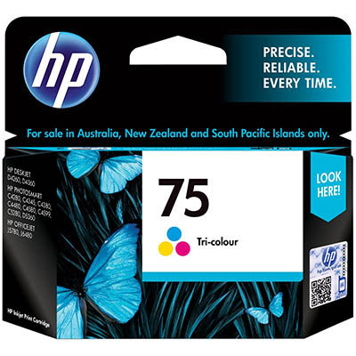 Image for HP CB337WA 75 INK CARTRIDGE VALUE PACK CYAN/MAGENTA/YELLOW from Office Products Depot