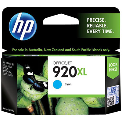Image for HP CD972AA 920XL INK CARTRIDGE HIGH YIELD CYAN from MOE Office Products Depot Mackay & Whitsundays