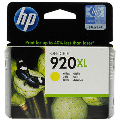 Image for HP CD974AA 920XL INK CARTRIDGE HIGH YIELD YELLOW from O'Donnells Office Products Depot