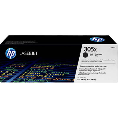 Image for HP CE410X 305X TONER CARTRIDGE HIGH YIELD BLACK from MOE Office Products Depot Mackay & Whitsundays