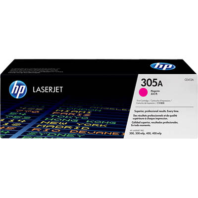 Image for HP CE413A 305A TONER CARTRIDGE MAGENTA from MOE Office Products Depot Mackay & Whitsundays