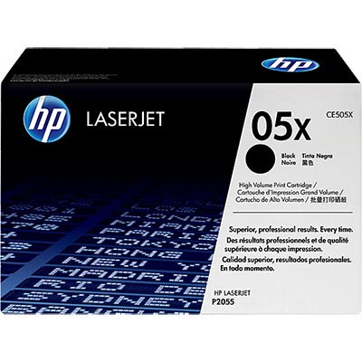 Image for HP CE505X 05X TONER CARTRIDGE HIGH YIELD BLACK from MOE Office Products Depot Mackay & Whitsundays