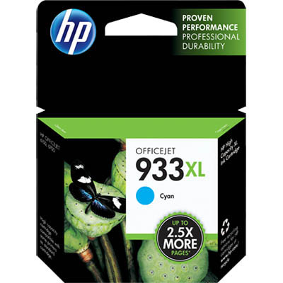 Image for HP CN054AA 933XL INK CARTRIDGE HIGH YIELD CYAN from MOE Office Products Depot Mackay & Whitsundays