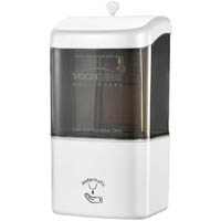 visionchart automatic gel sanitiser wall mounted dispenser white