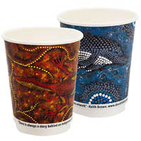 huhtamaki future friendly ccab double wall paper cup 390ml assorted pack 25