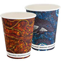 huhtamaki future friendly ccab single wall paper cup 390ml assorted pack 50