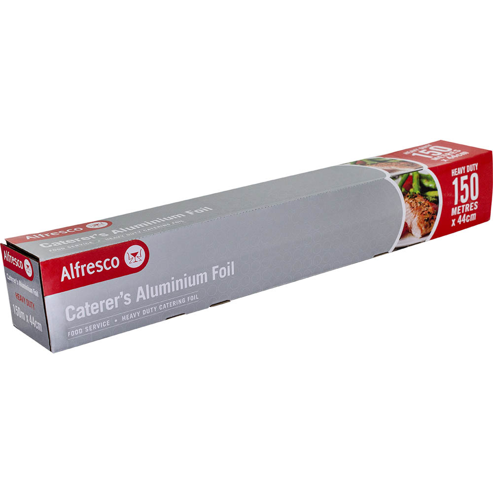 Image for ALFRESCO CATERERS ALUMINIUM FOIL HEAVY DUTY 440MM X 150M from Ross Office Supplies Office Products Depot