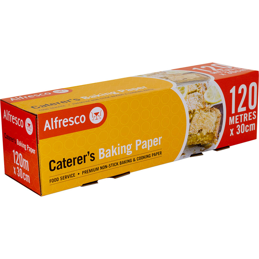 Image for ALFRESCO CATERERS BAKING PAPER 300MM X 120M from Office Products Depot Gold Coast