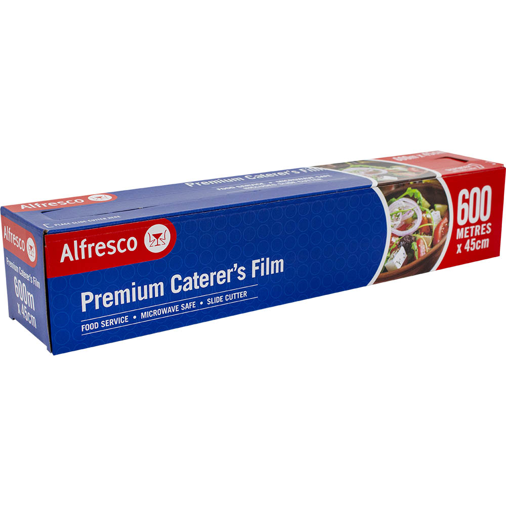 Image for ALFRESCO PREMIUM CATERERS CLING WRAP 450MM X 500M from OFFICEPLANET OFFICE PRODUCTS DEPOT