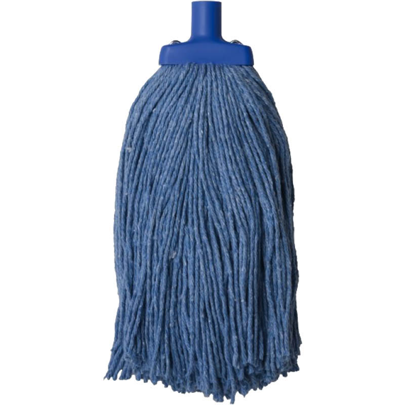 Image for ITALPLAST GENERAL PURPOSE REPLACEMENT MOP HEAD 400G BLUE from MOE Office Products Depot Mackay & Whitsundays